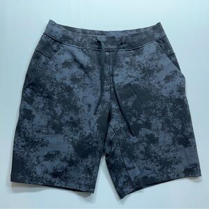 Lululemon City Sweat Shorts Mens Size Medium French Terry Black/Gray LM7APPS